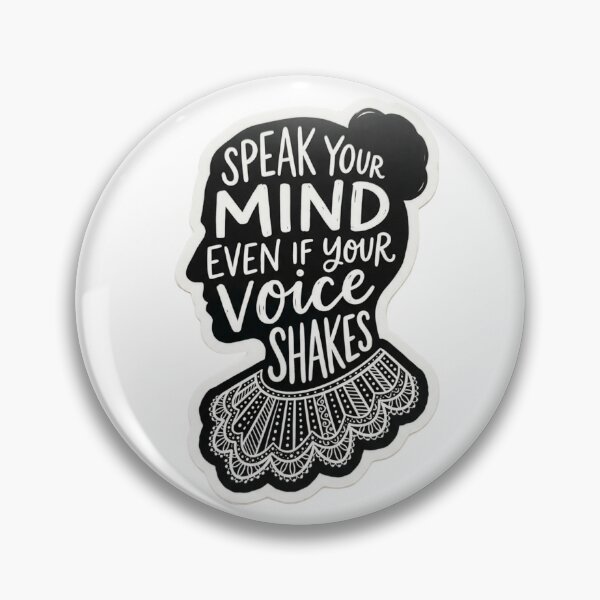 Item preview, Speak Your Mind Even If Your Voice Shakes Feminist designed and sold by raedattia.