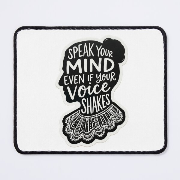 Item preview, Speak Your Mind Even If Your Voice Shakes Feminist designed and sold by raedattia.