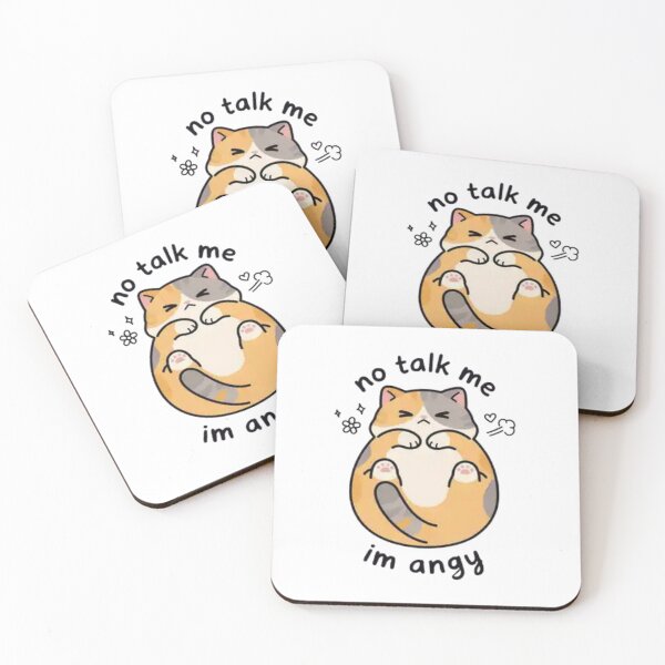 Item preview, No Talk Me Cute Grumpy Cat designed and sold by Charonde.