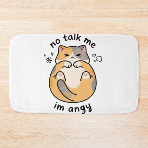 Item preview, No Talk Me Cute Grumpy Cat designed and sold by Charonde.