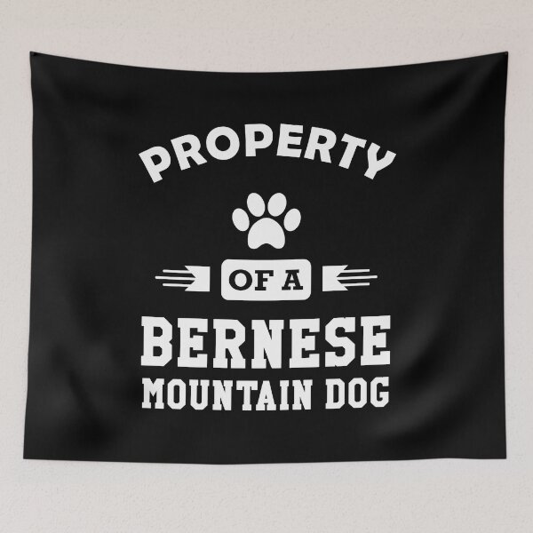 Item preview, Property of a Bernese Mountain Dog Paw Print designed and sold by GiaoCalonas.