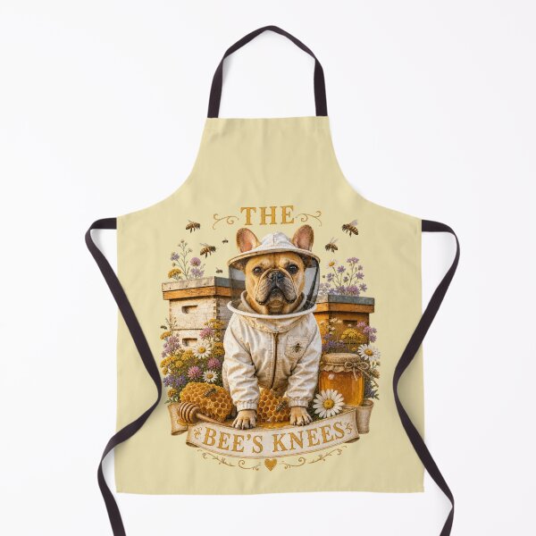 Item preview, The Bee's Knees Frenchie Shirt Funny Beekeeper French Bulldog Cute Bee Lover Gift Beekeeper Frenchie designed and sold by Rosie's Wildflower Boutique.
