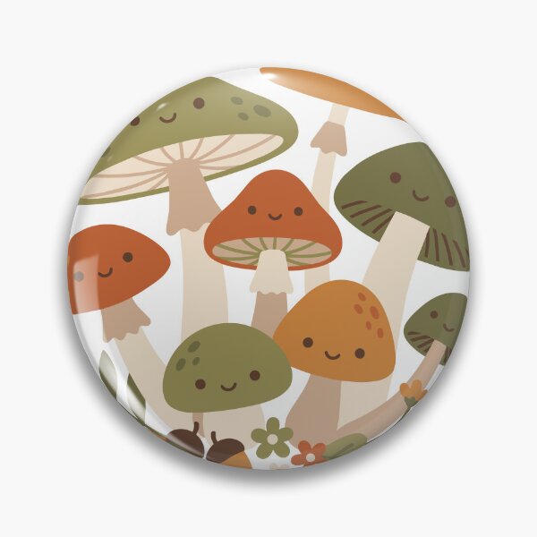 Item preview, Cute Cottagecore Mushroom Cluster designed and sold by SithCreation.