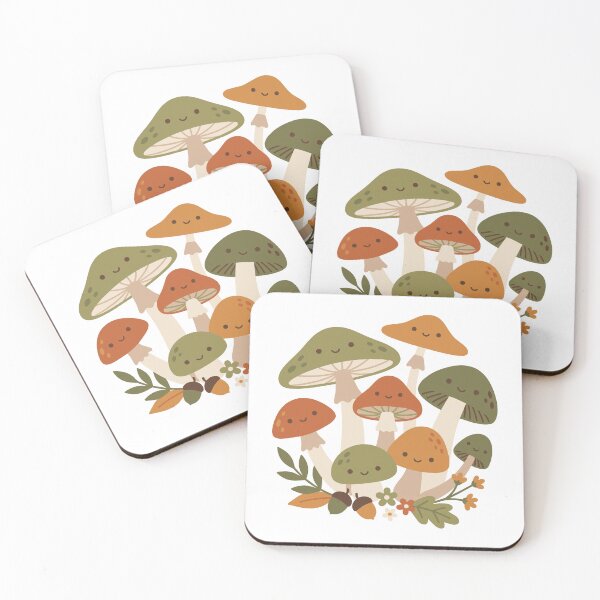 Item preview, Cute Cottagecore Mushroom Cluster designed and sold by SithCreation.