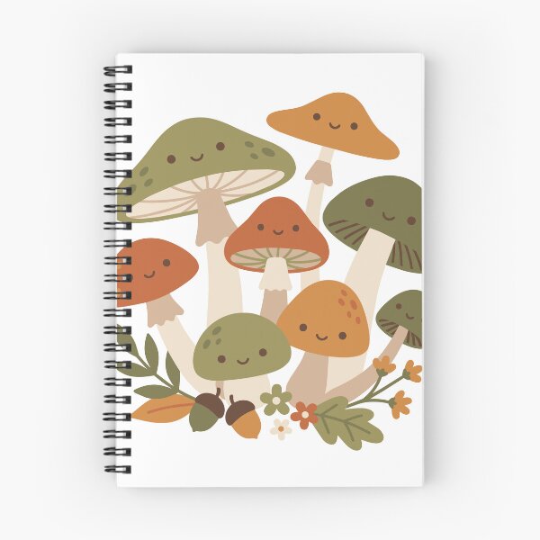 Item preview, Cute Cottagecore Mushroom Cluster designed and sold by SithCreation.
