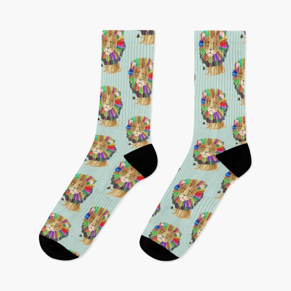 Item preview, Flashy Sunrise Lion Illustration designed and sold by TamaAnimalArt.