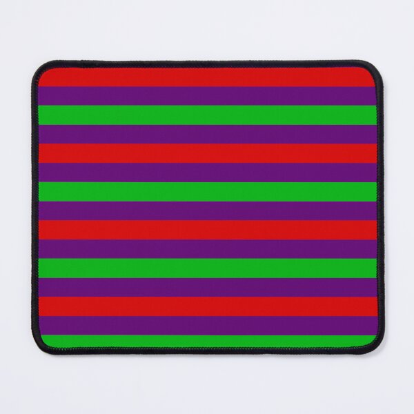 Item preview, Red And Green Stripes Design Purple designed and sold by PatternTitan.