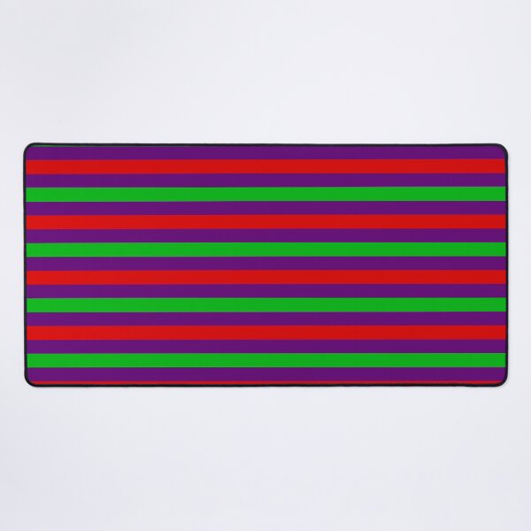 Item preview, Red And Green Stripes Design Purple designed and sold by PatternTitan.
