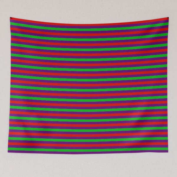 Item preview, Red And Green Stripes Design Purple  designed and sold by PatternTitan.