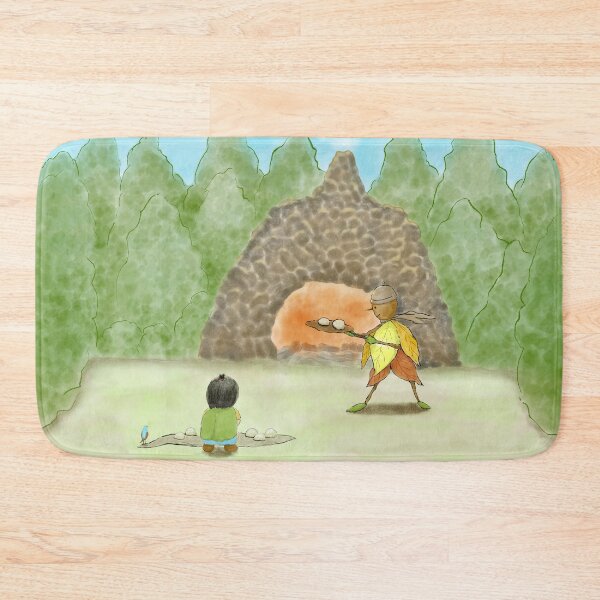 Item preview, Three friends who bake bread designed and sold by greenPQBstudio.