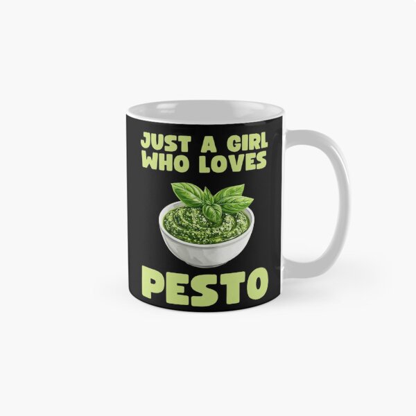 Item preview, Just A Girl Who Loves Pesto Funny Italian Food Lover Basil Pesto designed and sold by haitrieuic96.