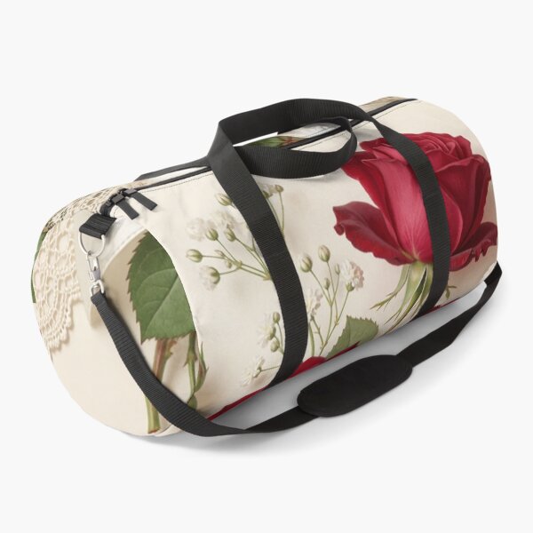 Item preview, Elegant Red Roses with Lace and Bow designed and sold by CooksCreators.