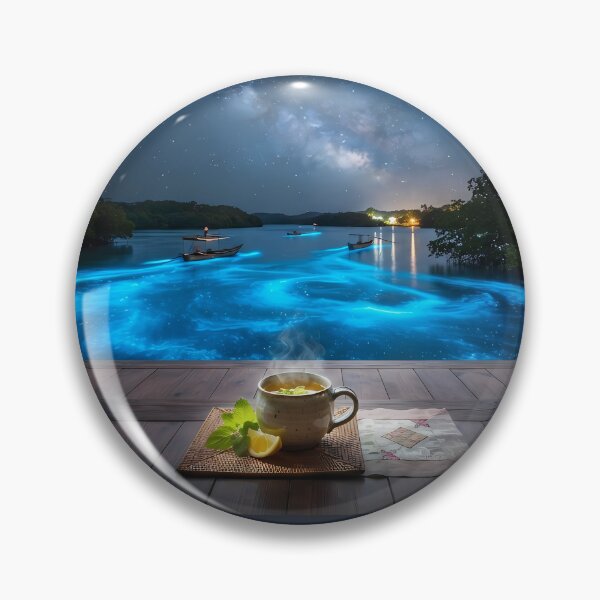 Item preview, Hanok Window to the World: Puerto Rico Mosquito Bay Bioluminescence & Milky Way | Fine Art Print designed and sold by SOOstudio73.