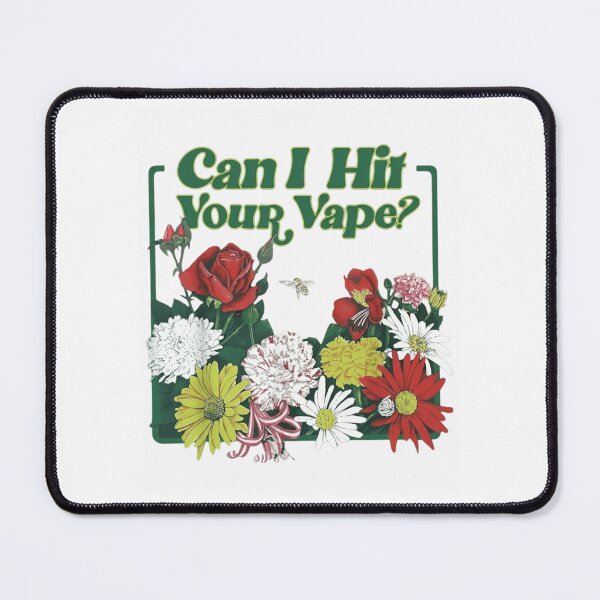 Item preview, Can I Hit Your Vape Funny Vintage Floral Cottagecore Meme designed and sold by haitrieuic96.