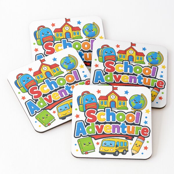 Item preview, School Adventure Cute Kawaii School Bus Backpack Teacher Student designed and sold by shemodas.