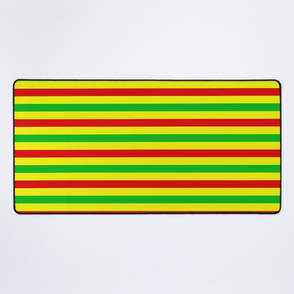 Item preview, Red And Green Stripes Design Yellow designed and sold by PatternTitan.