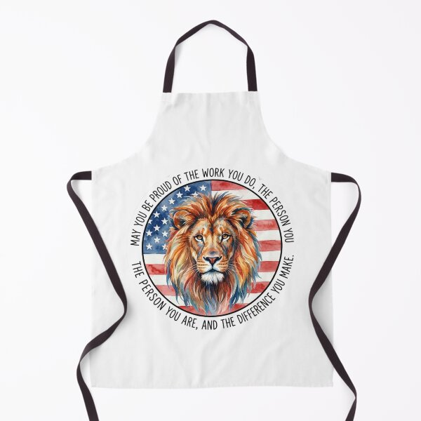 Item preview, May You Be Proud Of The Work You Do American Flag Lion Quote designed and sold by raedattia.