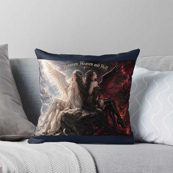 Item preview, Between Heaven and Hell – Angel & Devil Duality Art designed and sold by Kurekou Lab.