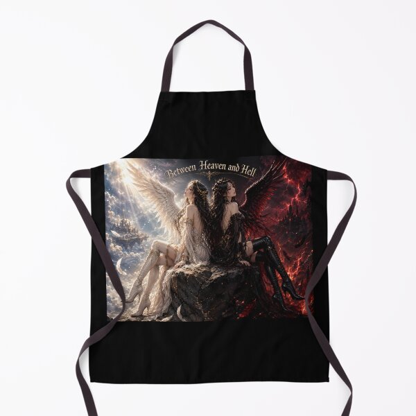 Item preview, Between Heaven and Hell – Angel & Devil Duality Art designed and sold by Kurekou Lab.