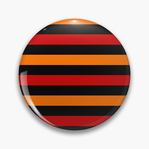 Item preview,  Red And Orange Stripes Design Black  designed and sold by PatternTitan.