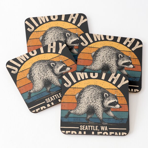 Item preview, Jimothy Raccoon Seattle Feral Legend Meme designed and sold by MOHAMED AKKAR.