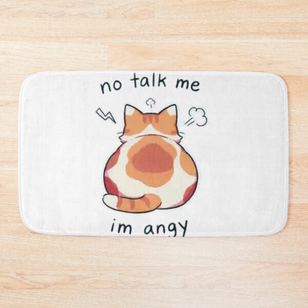 Item preview, No Talk Me Sad Cat Kawaii designed and sold by Charonde.