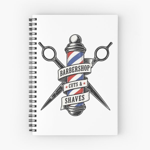 Item preview, Vintage Barber Pole Stamp Logo T-Shirt - Retro Barbershop Scissors Emblem Graphic designed and sold by Barber MD Culture.