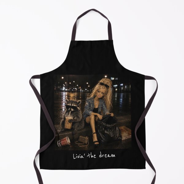 Item preview, Distressed Blonde Doll and Raccoon, Disgusted Doll Face Meme Shirt Designs, Hangover sarcastic humor, Iced Coffee Raccoon designed and sold by SpookyShadesLab.