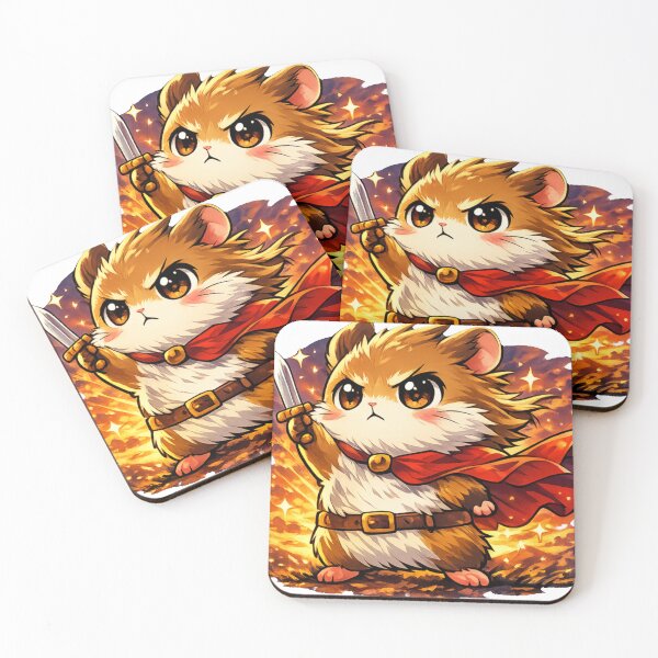 Item preview, My Destiny Awaits Hamster Sticker | Delulu Hero Kawaii Anime Meme designed and sold by kawaii animal store (in Japan).