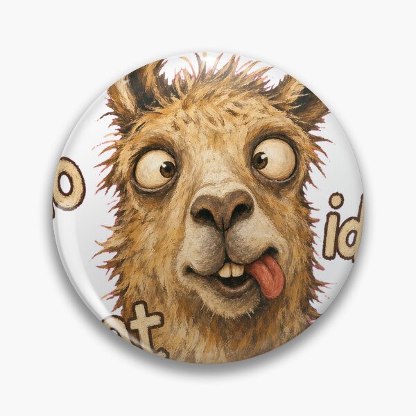 Item preview, Goofy Llama 'I Have No Idea What I'm Doing' Funny Animal Meme Tee designed and sold by KIDEnia.