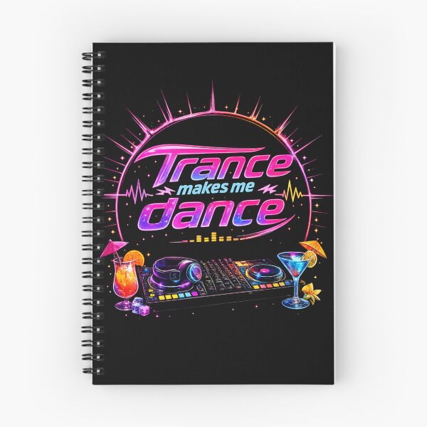 Item preview, Trance Makes Me Dance Electronic Music Rave Design designed and sold by EverclearDesign.