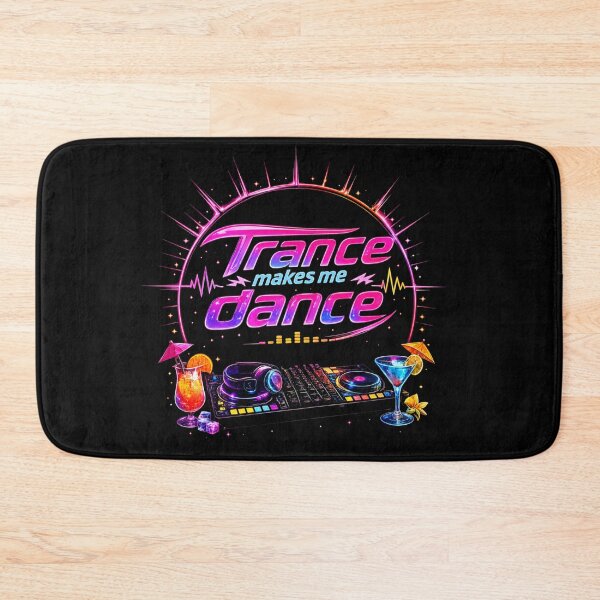 Item preview, Trance Makes Me Dance Electronic Music Rave Design designed and sold by EverclearDesign.