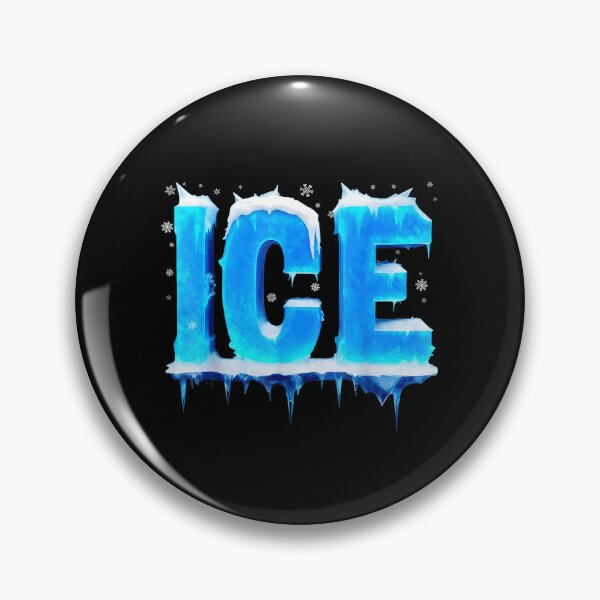 Item preview, Cool Frozen Ice Blue Crystal Typography Design With Winter Snowflakes Graphic designed and sold by StanaLuis.