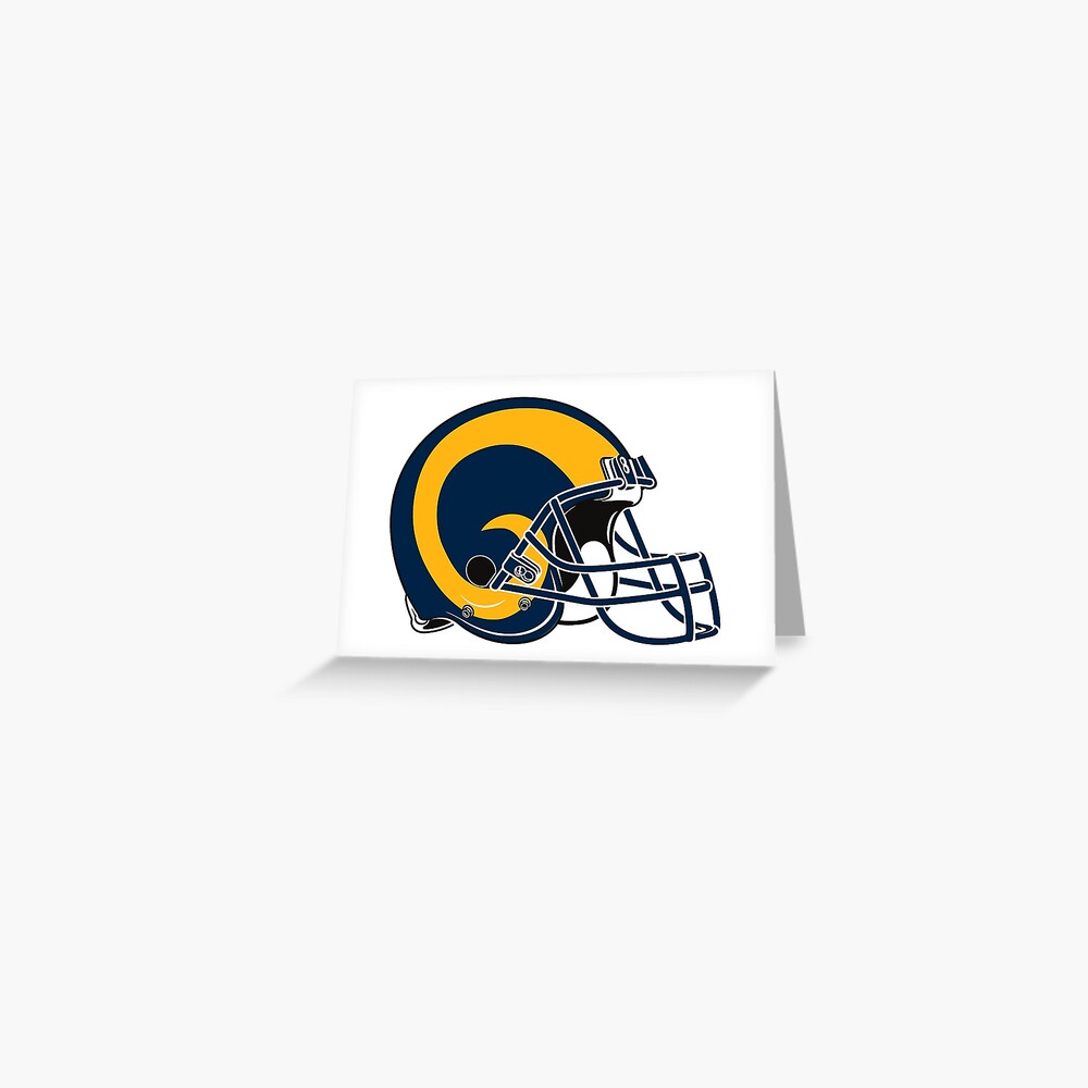 RAMS HELMET WORDMARK MAGNET