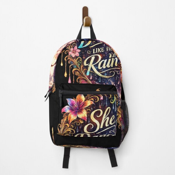 Item preview, She Dances Like The Rain Celestial Moon Dancing Woman Gold Floral Heart designed and sold by StanaLuis.