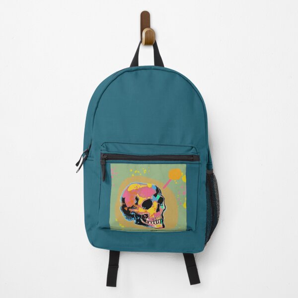 Item preview, Vibrant Pop Art Skull | Colorful Statement Piece designed and sold by MikZviagin.