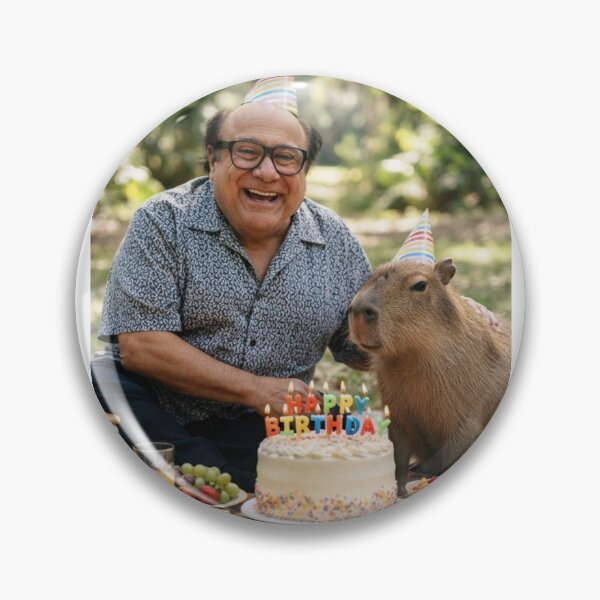 Item preview, Danny devito capybara picnic capybaras animal pet nature meme memes funny parody christmas birthday  designed and sold by CheeseBlueprint.