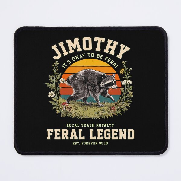 Item preview, Jimothy Seattle Raccoon Feral Legend Meme designed and sold by MOHAMED AKKAR.
