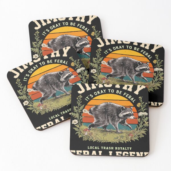 Item preview, Jimothy Seattle Raccoon Feral Legend Meme designed and sold by MOHAMED AKKAR.