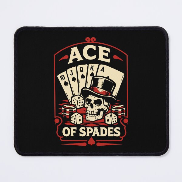 Item preview, Ace of Spades Skull T-Shirt – Vintage Poker Gambling Card Game Design designed and sold by phsycartwork.