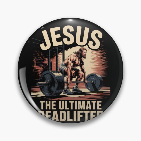 Item preview, Jesus The Ultimate Deadlifter Funny designed and sold by borutawear.