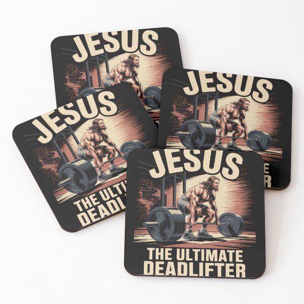 Item preview, Jesus The Ultimate Deadlifter Funny designed and sold by borutawear.
