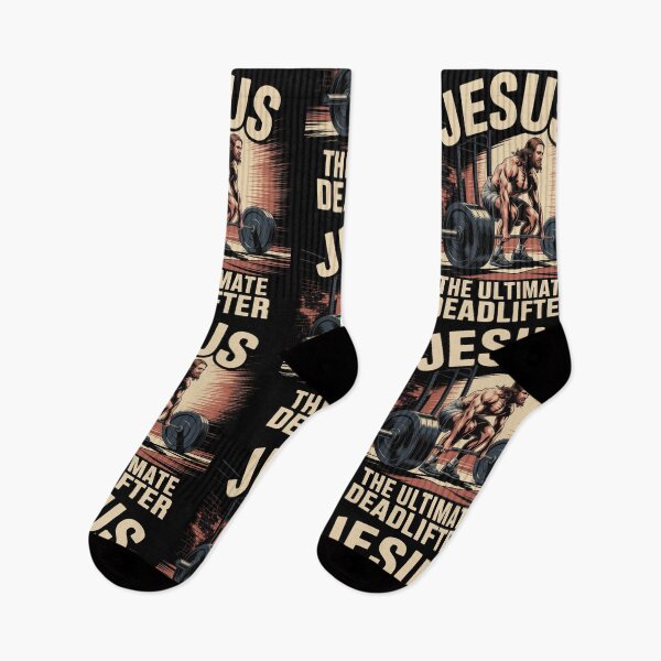 Item preview, Jesus The Ultimate Deadlifter Funny designed and sold by borutawear.