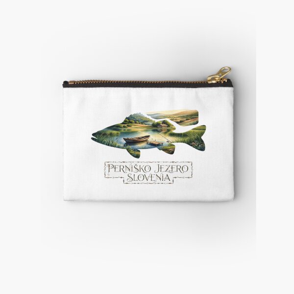 Item preview, Pernisko Jezero Slovenia Fishing Sticker designed and sold by Imaginarium of Chaos falcon88 .