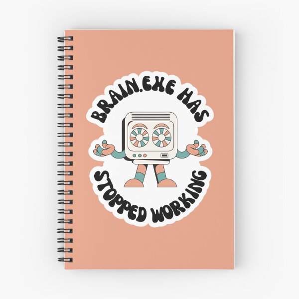 Item preview, Brain.exe Has Stopped Working Retro Computer designed and sold by SlapHappyStudio.