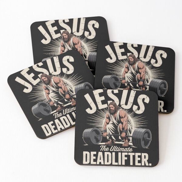 Item preview, Jesus The Ultimate Deadlifter Funny designed and sold by borutawear.