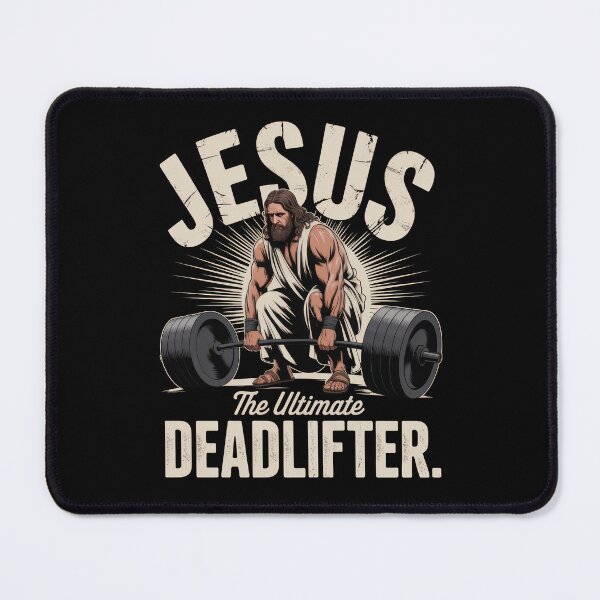 Item preview, Jesus The Ultimate Deadlifter Funny designed and sold by borutawear.