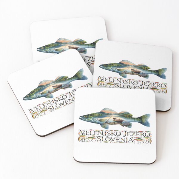 Item preview, Velenjsko Jezero Slovenia Fishing Sticker designed and sold by Imaginarium of Chaos falcon88 .