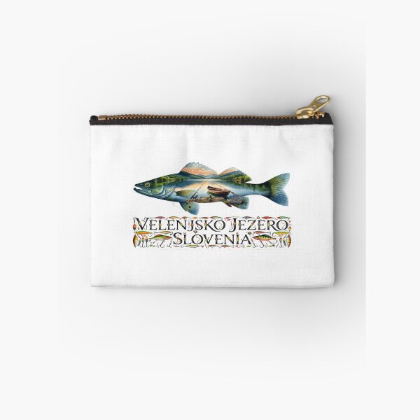 Item preview, Velenjsko Jezero Slovenia Fishing Sticker designed and sold by Imaginarium of Chaos falcon88 .