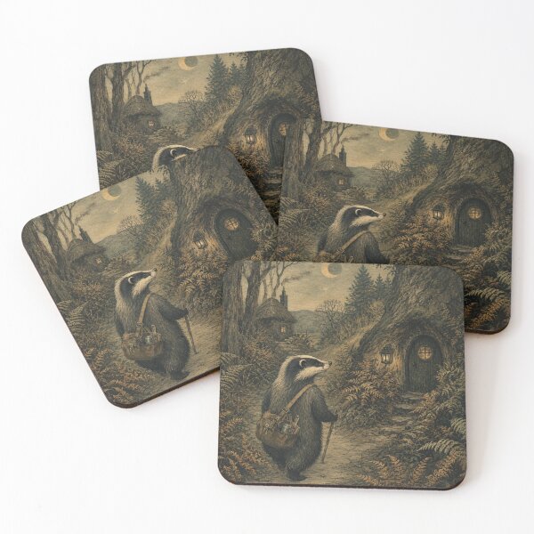Item preview, Bracken Trail Patrol - Woodland Badger designed and sold by bapupa.